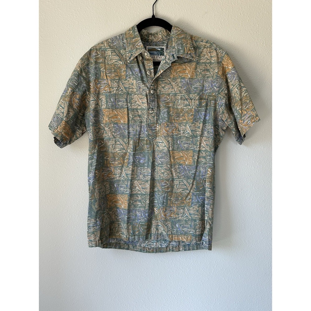 Cooke Street Adult Man Size Medium Casual Hawaiian Short Sleeve Shirt